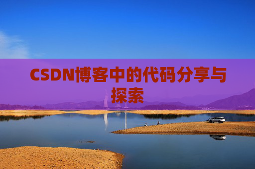 CSDN博客中的代码分享与探索